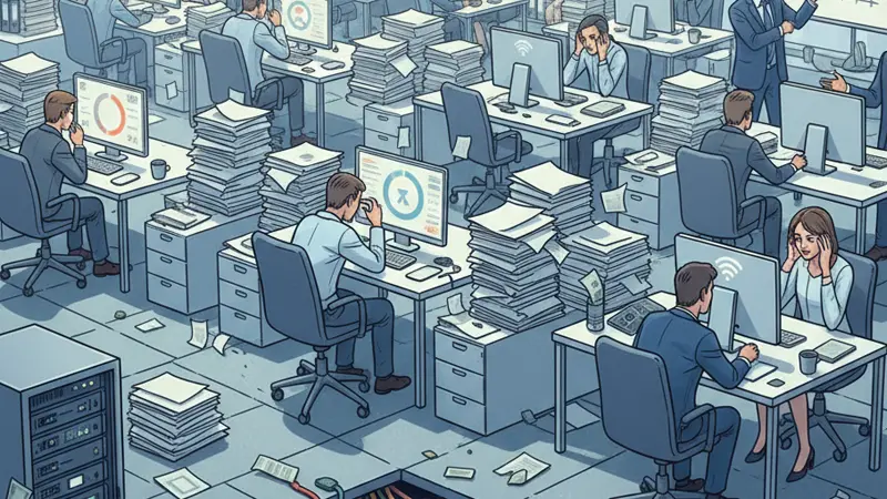 رفع کندی اینترنت شرکت